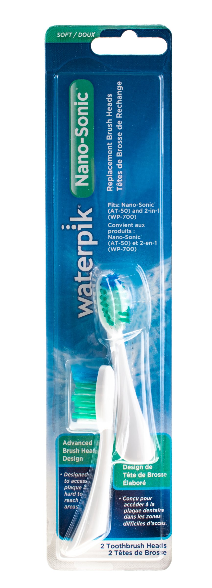 WaterPik NanoSonic náhradní kartáčky 2 ks