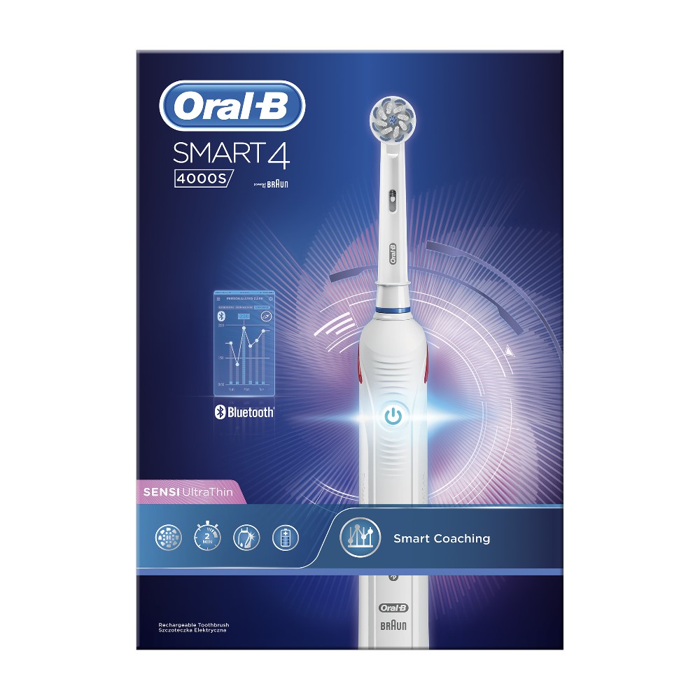 Braun Oral-B Smart 4 4000S Sensi UltraThin zubní kartáček