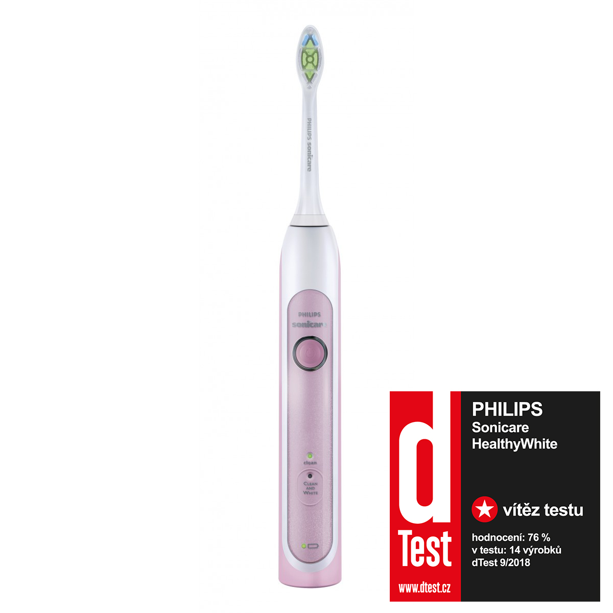 Philips Sonicare Healthy White HX6762/43 Pink