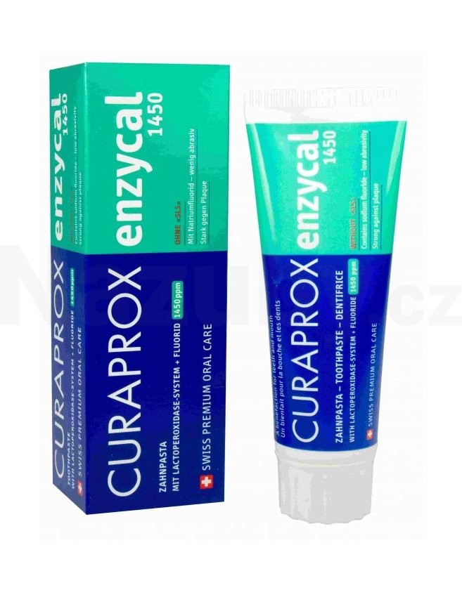 Curaprox Enzycal 1450 ppm zubní pasta 75 ml