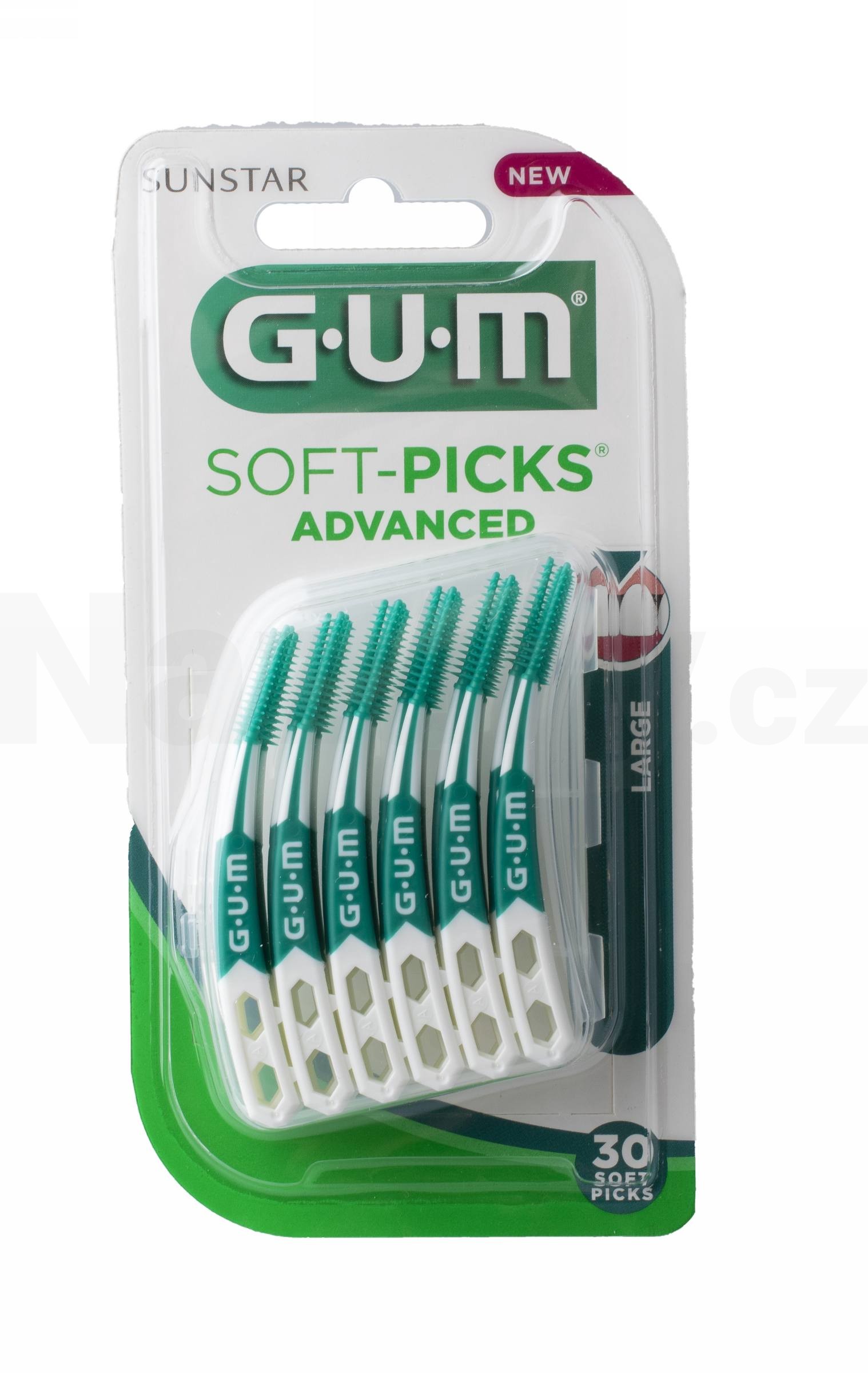 GUM Soft Picks Advanced mezizubní kartáčky Large 30 ks