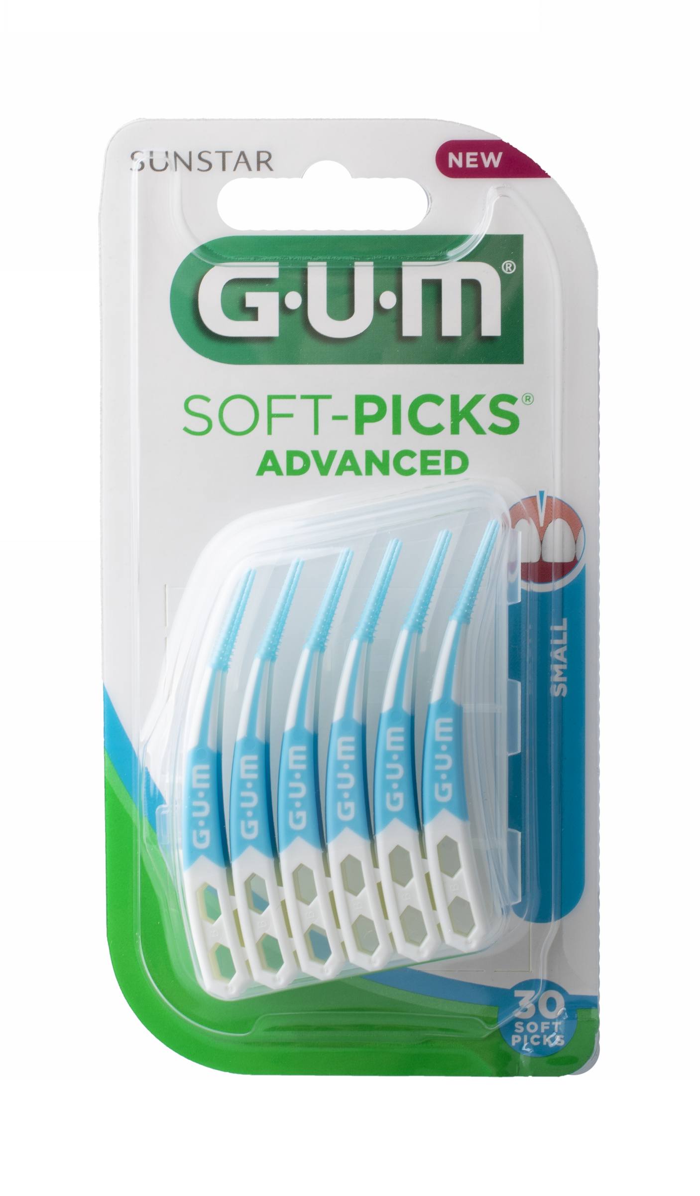 GUM Soft Picks Advanced mezizubní kartáčky Small 30 ks