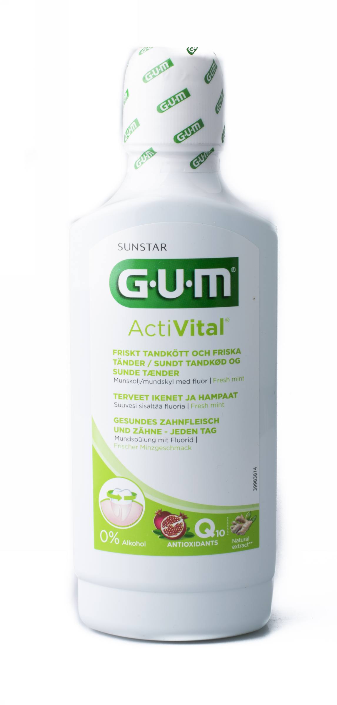GUM ActiVital Q10 ústní voda 500 ml