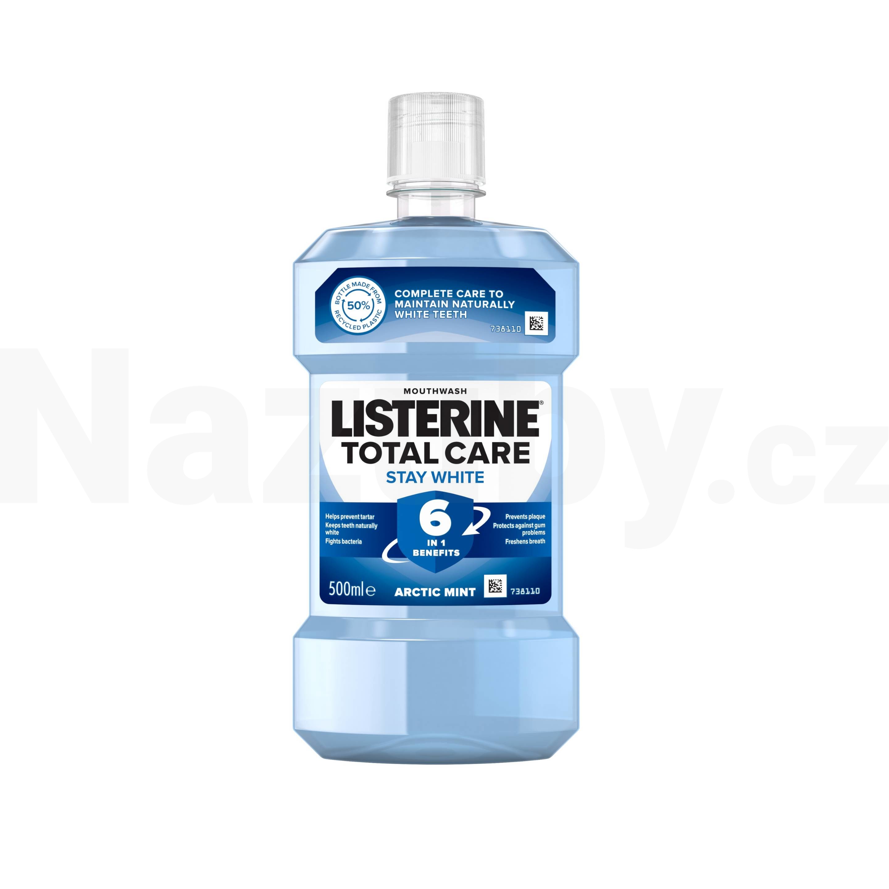 Listerine Total Care Stay White ústní voda 500 ml