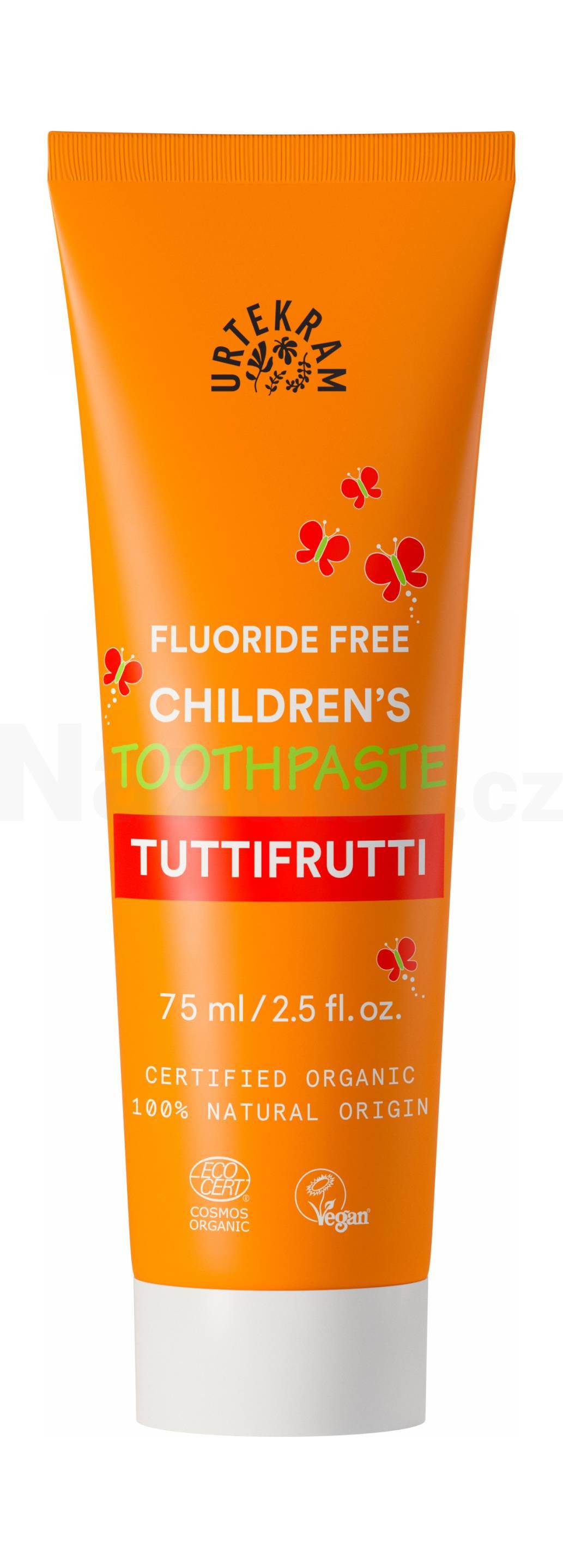 Urtekram Children's TuttiFrutti dětská zubní pasta 75 ml