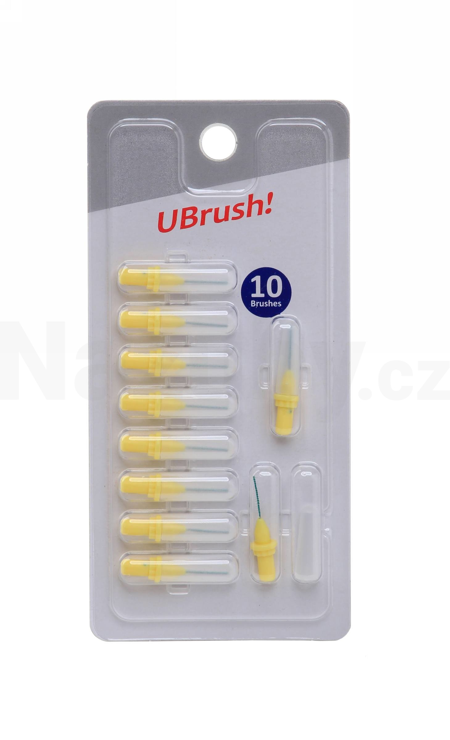 Herbadent UBrush 0,6 mm náhradní nástavce 10 ks