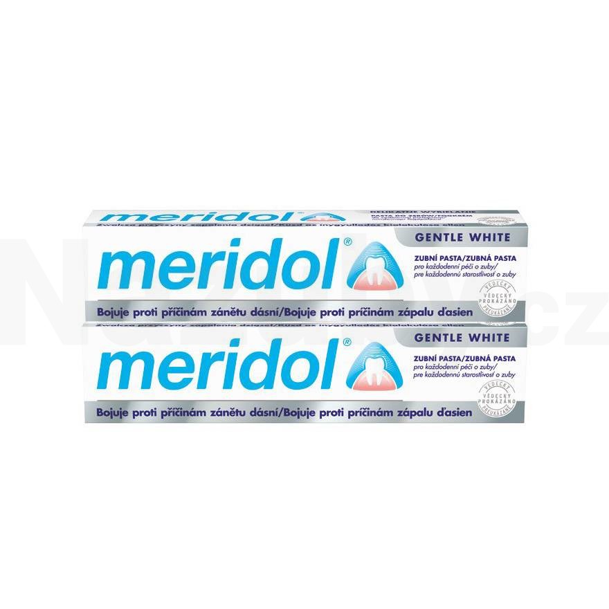 Meridol Gentle White zubní pasta 2x75 ml
