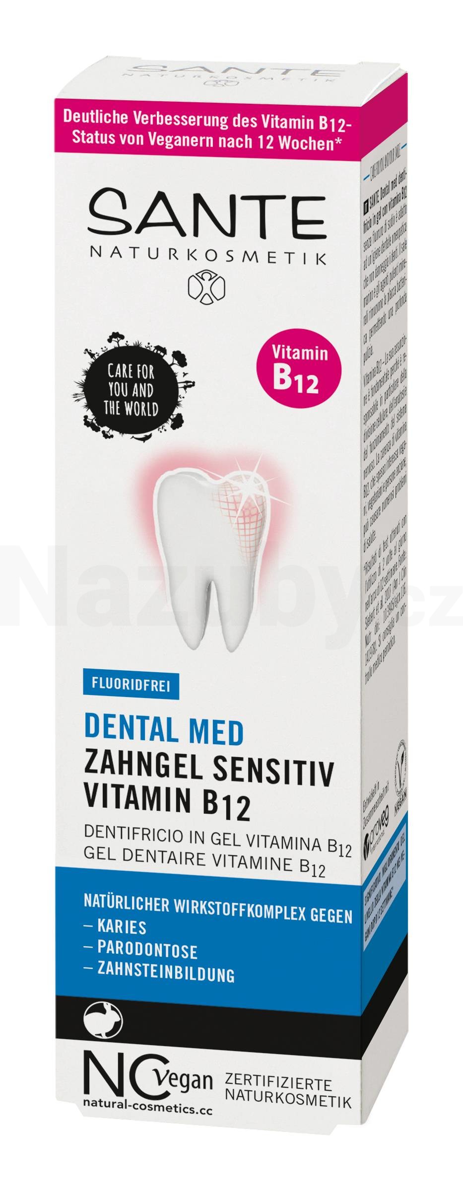 Sante Vitamin B12 Sensitive zubní pasta 75 ml