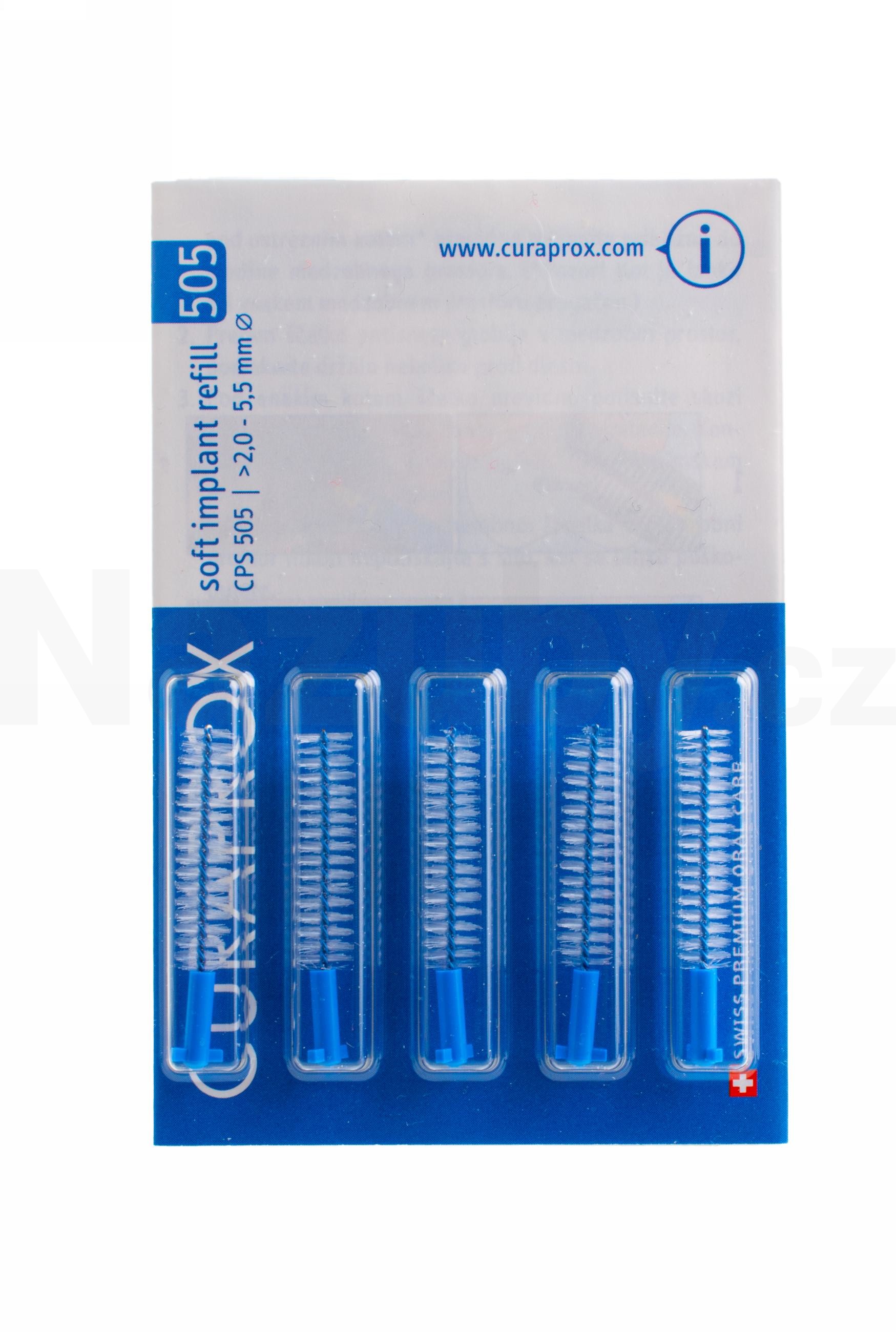 Curaprox CPS 505 Soft Implant mezizubní kartáček 5 ks