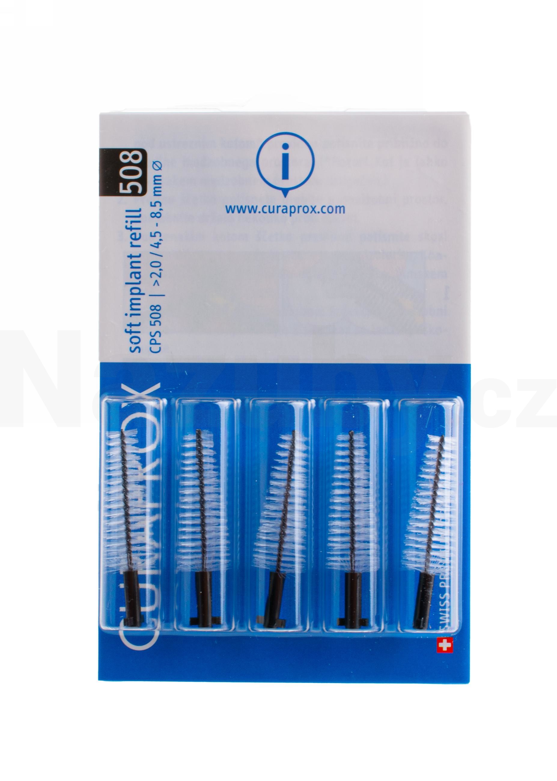 Curaprox CPS 508 Soft Implant mezizubní kartáček 5 ks