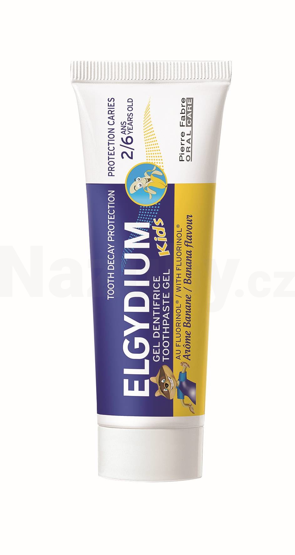 Elgydium Kids Banana dětská zubní pasta 50 ml