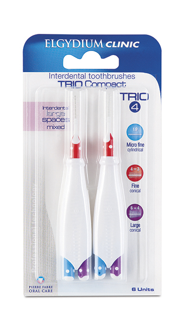 Elgydium Trio Compact mezizubní kart. 6-1,9 mm 6 ks