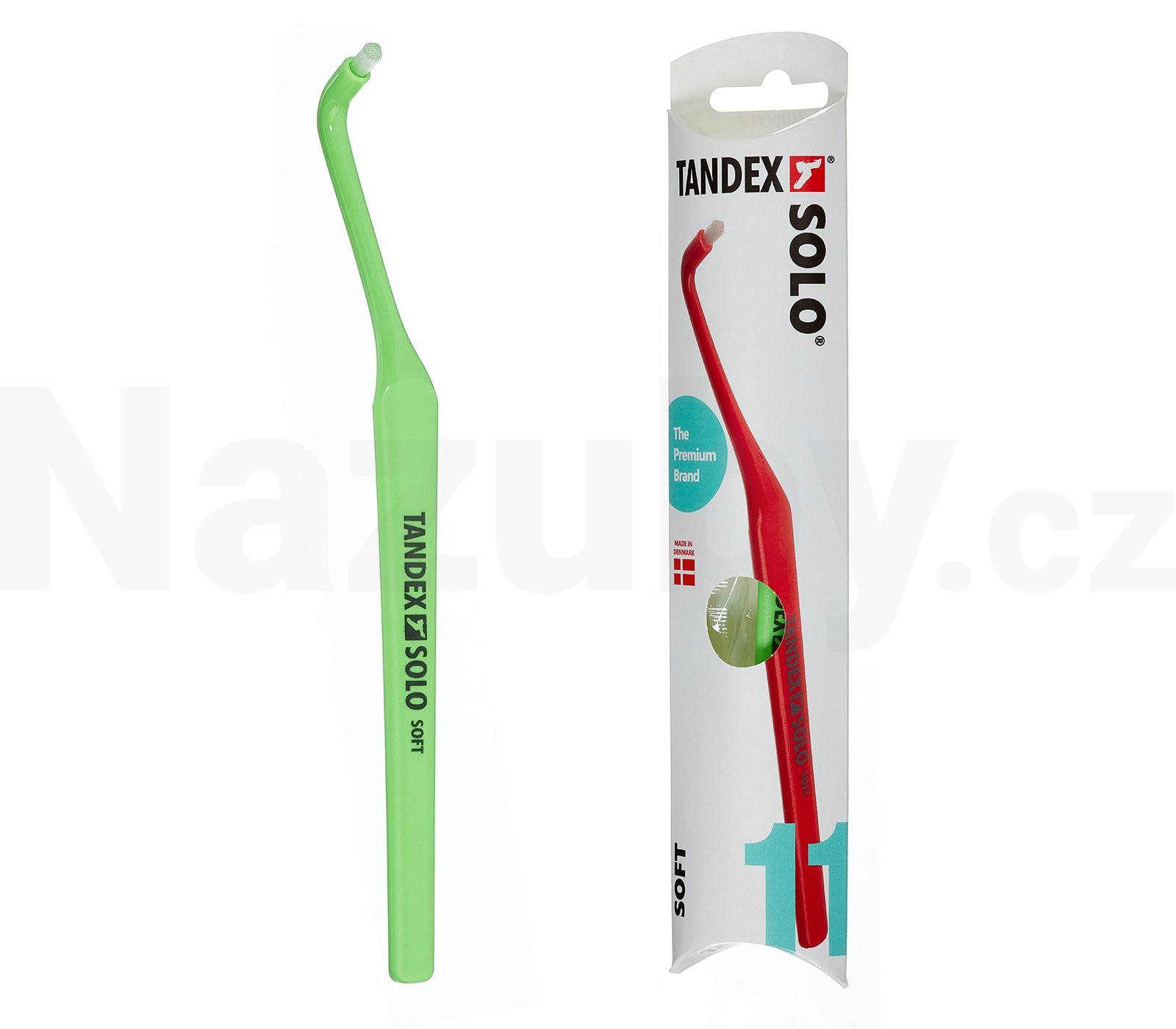 Tandex Solo Soft jednosvazkový zubní kartáček