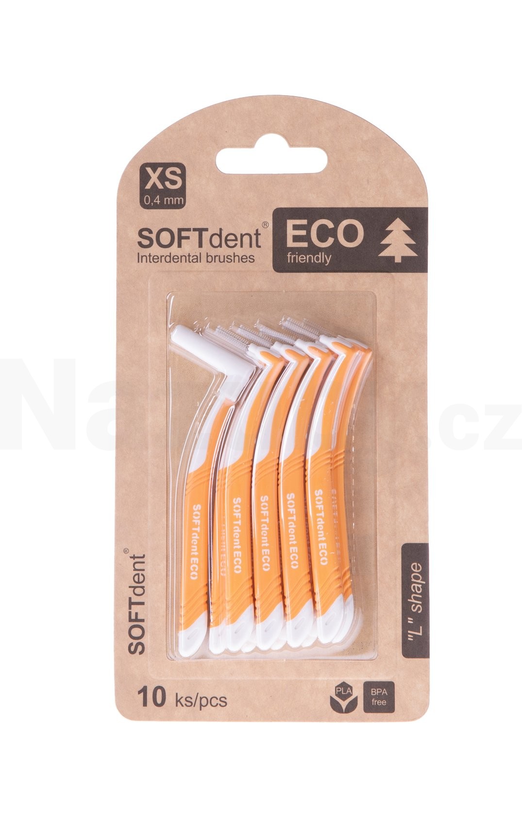 Softdent Eco XS mezizubní kartáček 10 ks