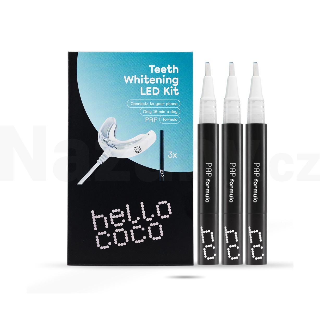Fotografie Hello Coco Pap + Teeth Whitening Led Kit