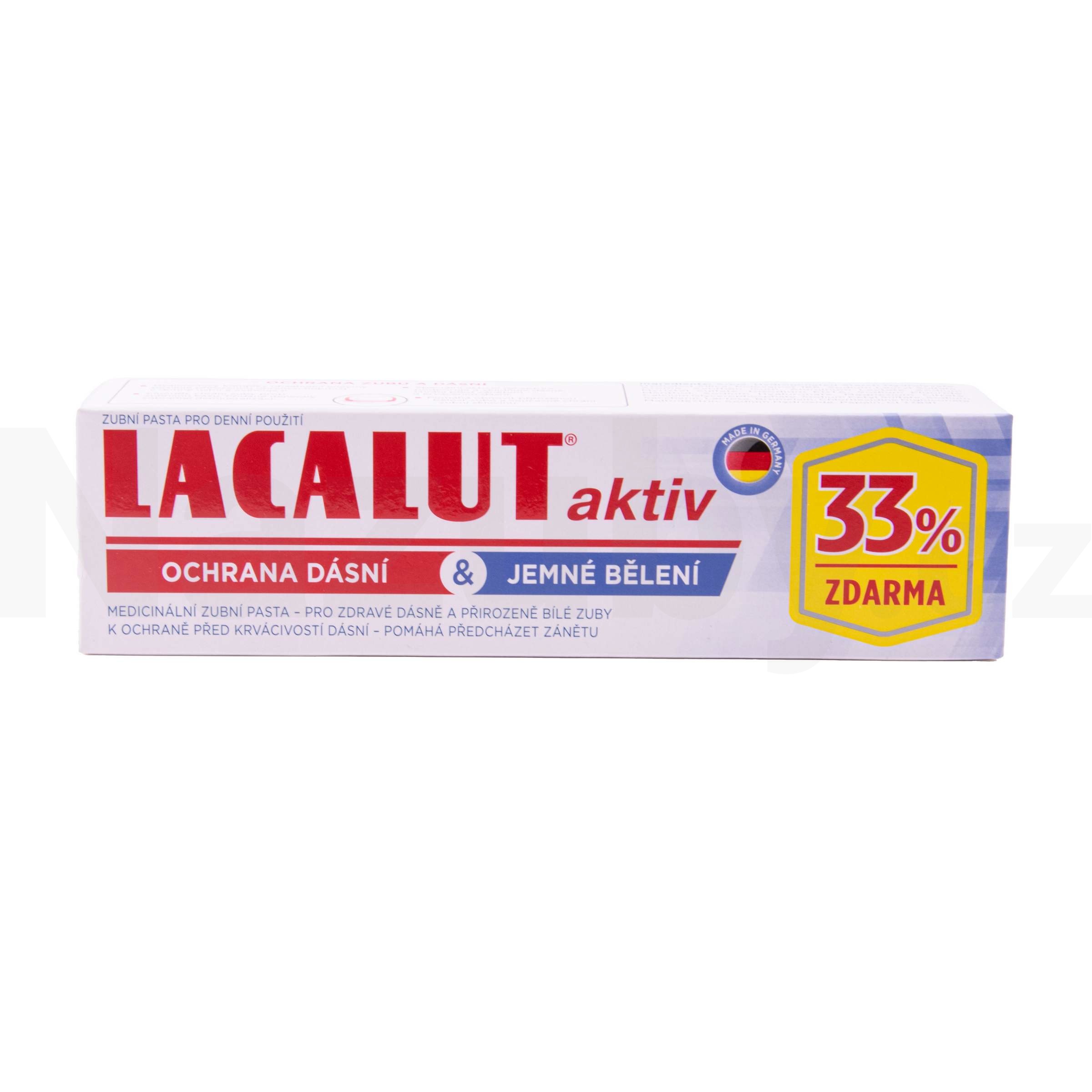 Lacalut Aktiv Gum Protect & Gentle Whitening zubní pasta 100 ml