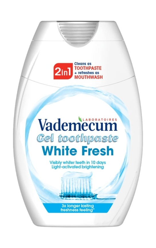 Vademecum Gel 2v1 White Fresh zubní pasta 75 ml