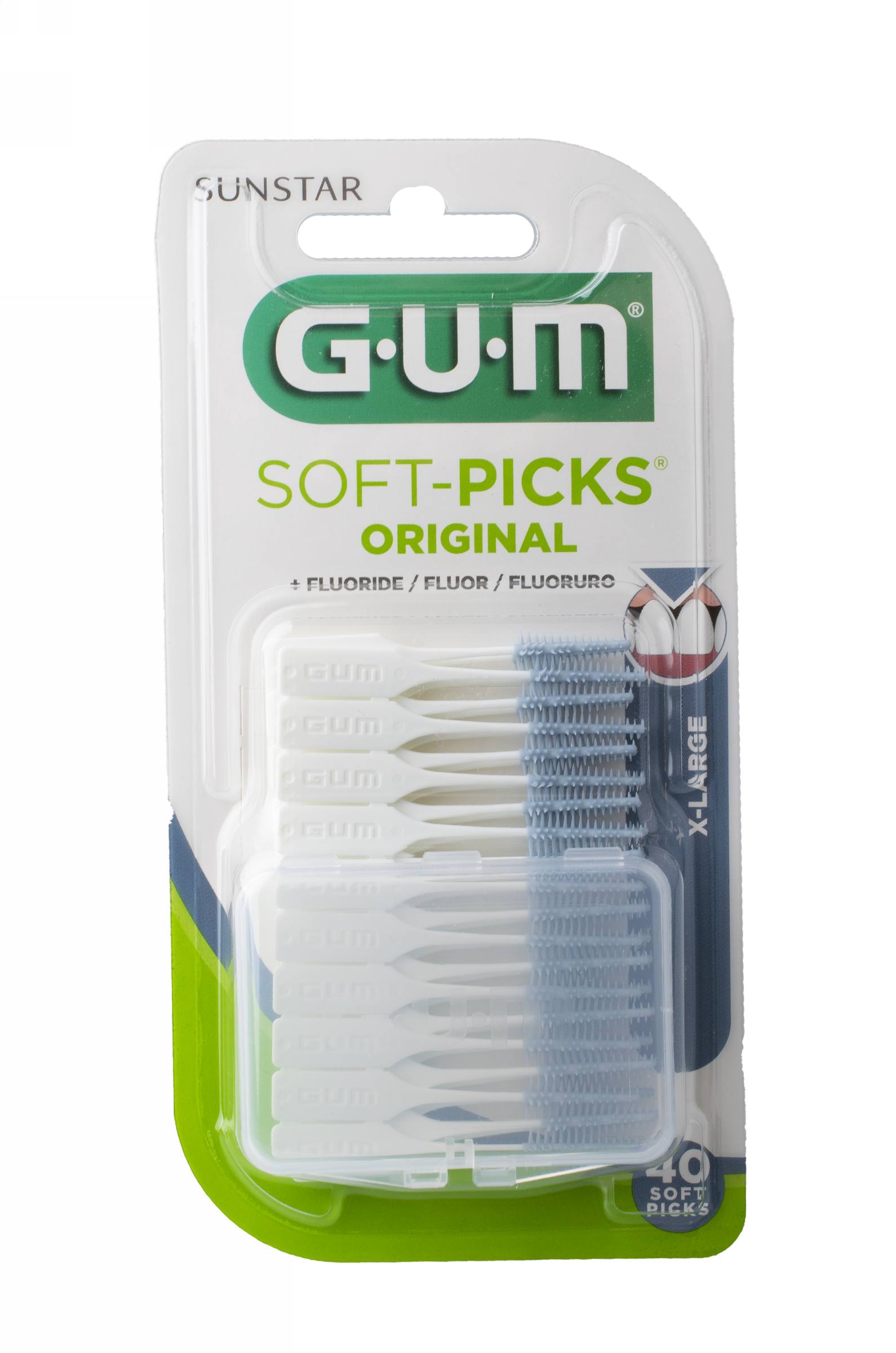 GUM Soft Picks Original mezizubní kartáčky EXTRA LARGE 40 ks